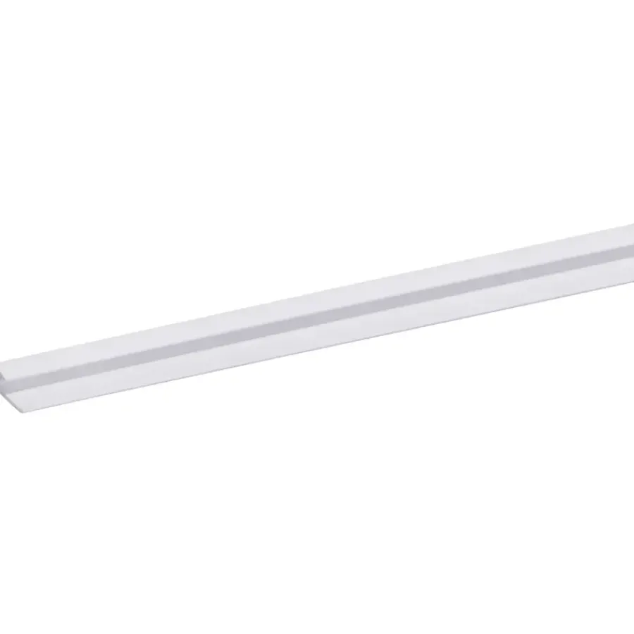 Geen Eindprofiel kunststof wit 4x20 mm lengte 260 cm Hot