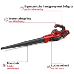 EINHELL 18V bladblazer GE-UB 18/250 Li E incl 4.0 Ah accu en lader Sale