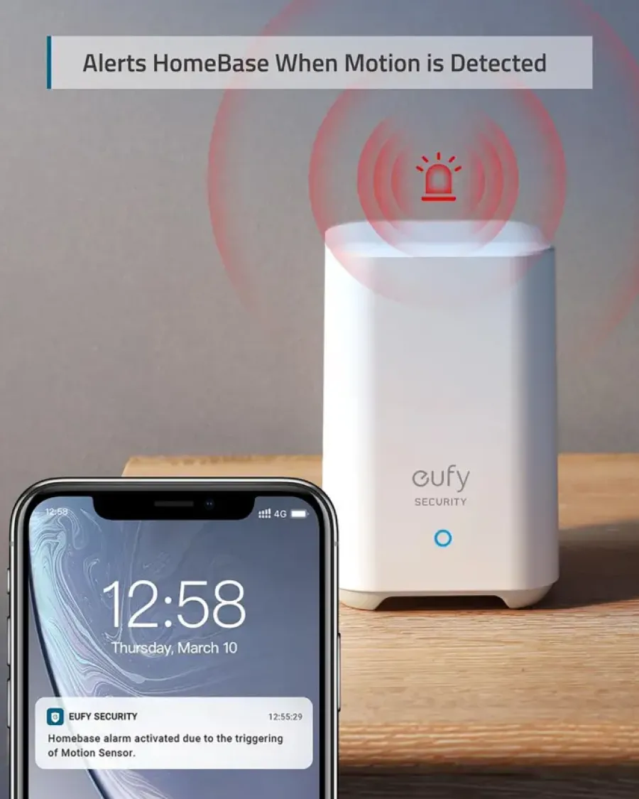 Eufy Bewegingssensor Uitbreiding voor Alarmsysteem Clearance