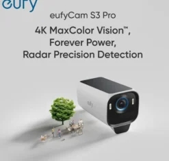 Eufy Cam S3 Pro Draadloze beveiligingscamera Uitbreiding 4K Outlet