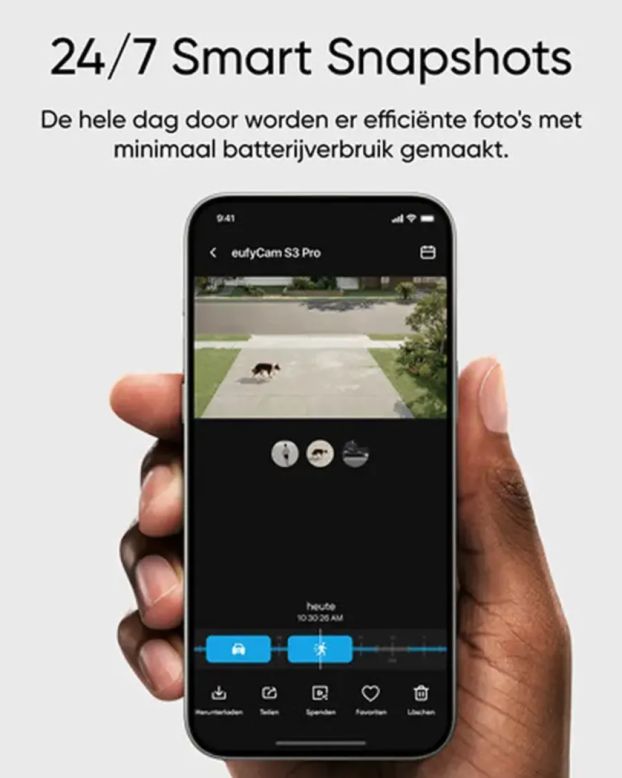 Eufy Cam S3 Pro Draadloze beveiligingscamera Uitbreiding 4K Outlet