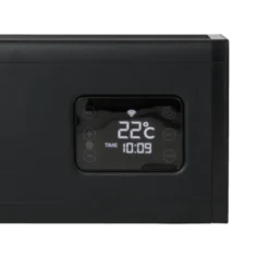 Eurom Alutherm Plint 1000 Watt zwart met WiFi