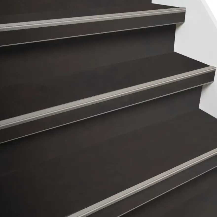 Firststep trapprofiel pvc zilver 128cm 4st