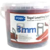 Foby levelling systeem starterskit 3 mm met clips, spieën en tang Outlet