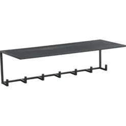 Garderobekapstok 7 haken Ivy zwart ijzer