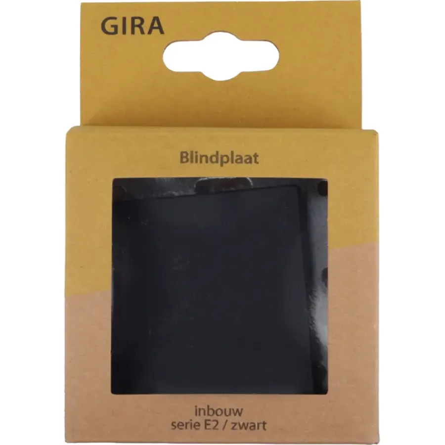 Gira E2 Blindplaat Mat Zwart Discount
