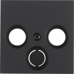 Gira E2 Centraalplaat Radio/TV Mat Zwart Sale