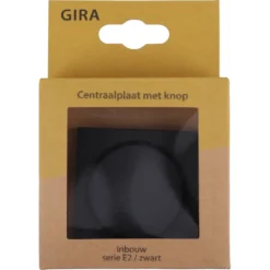 Gira E2 Inbouw Centraalplaat Dimmer Mat Zwart New