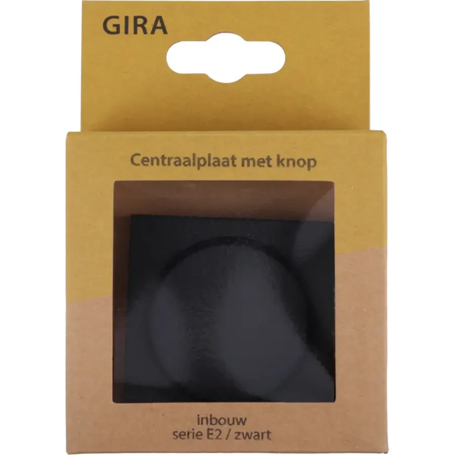 Gira E2 Inbouw Centraalplaat Dimmer Mat Zwart New