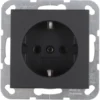 Gira E2 Inbouw Enkel Geaard Stopcontact Mat Zwart Best