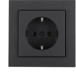 Gira E2 Inbouw Enkel Geaard Stopcontact Mat Zwart Best
