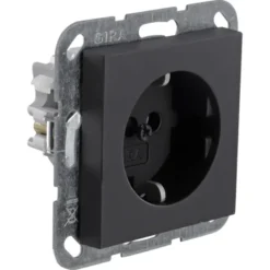 Gira E2 Inbouw Enkel Geaard Stopcontact Mat Zwart Best