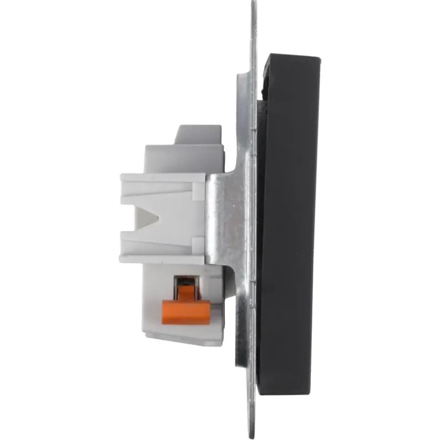 Gira E2 Inbouw Enkel Stopcontact Mat Zwart Outlet