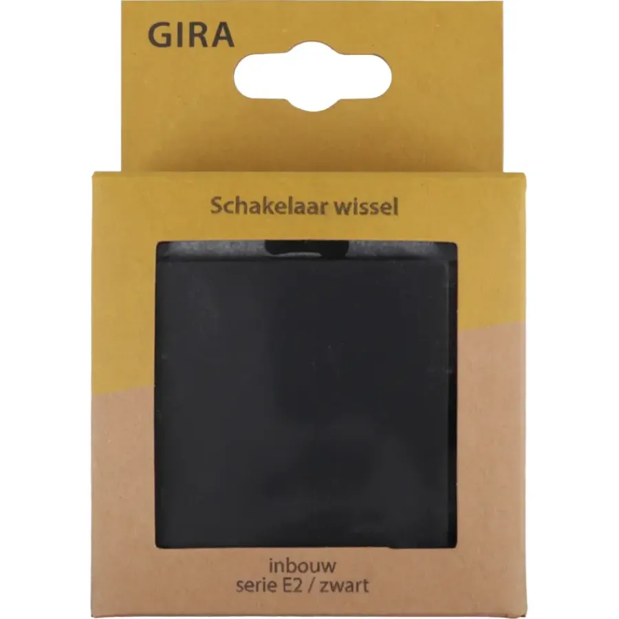 Gira E2 Inbouw Wisselschakelaar Mat Zwart Online