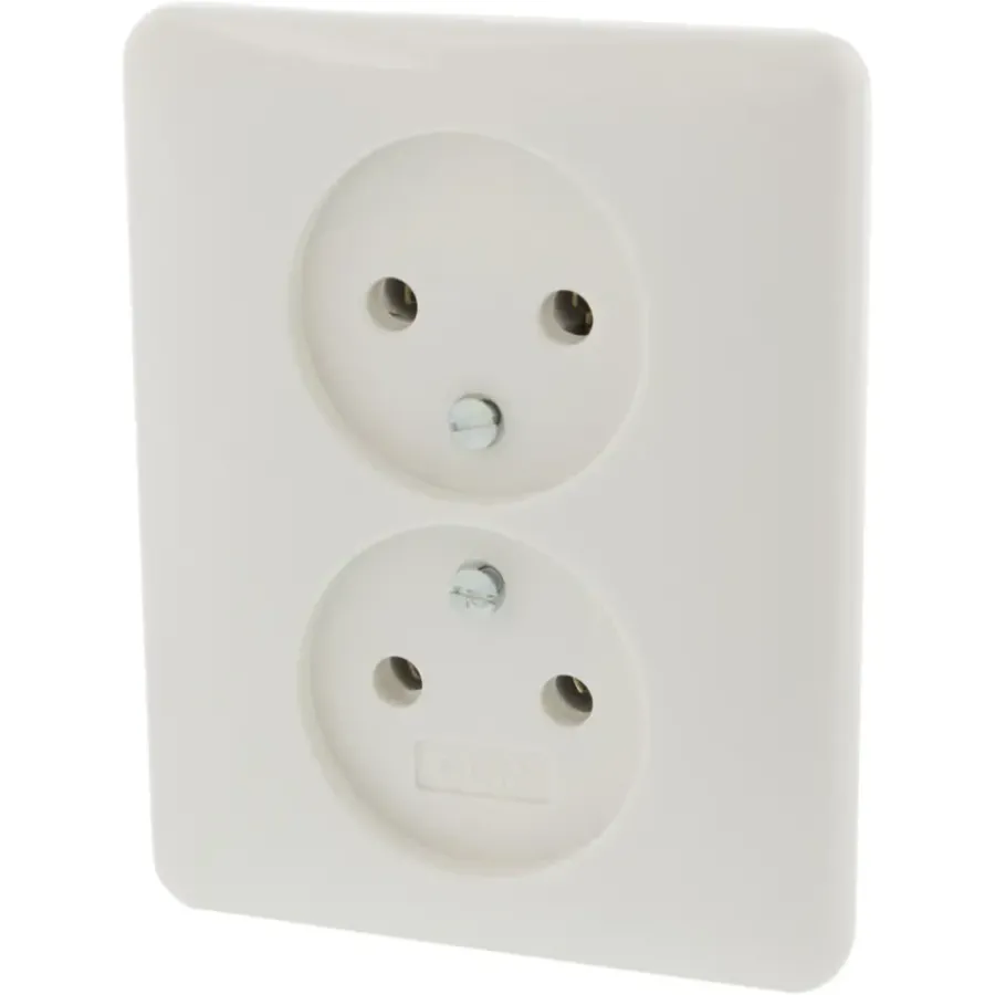 Gira ST55 Inbouw Dubbel Stopcontact Wit Best