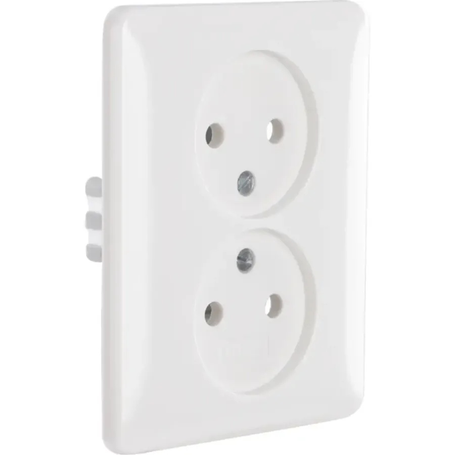 Gira ST55 Inbouw Dubbel Stopcontact Wit Best