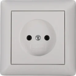 Gira ST55 inbouw enkel stopcontact wit New