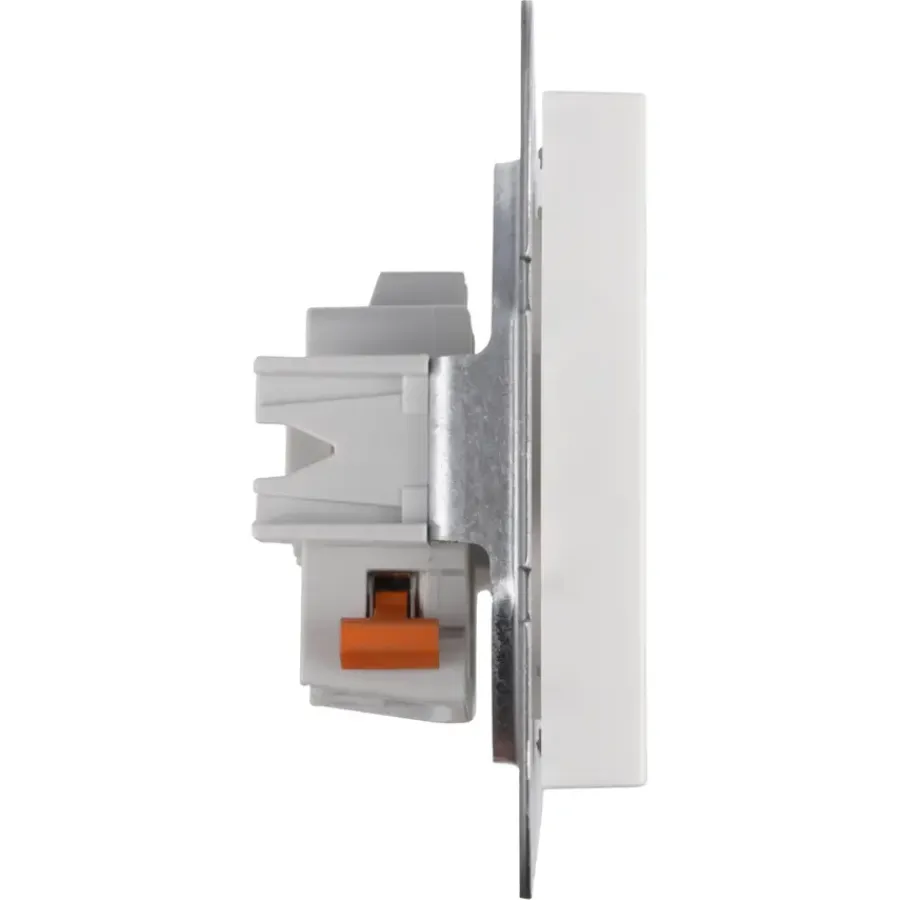 Gira ST55 inbouw enkel stopcontact wit New
