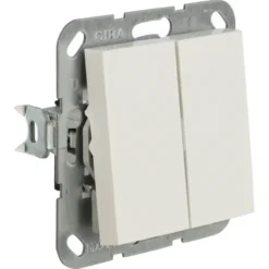 Gira ST55 inbouw serieschakelaar wit Hot