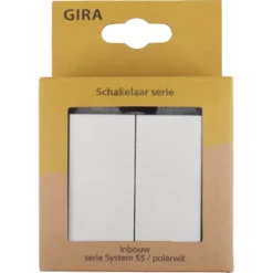 Gira ST55 inbouw serieschakelaar wit Sale