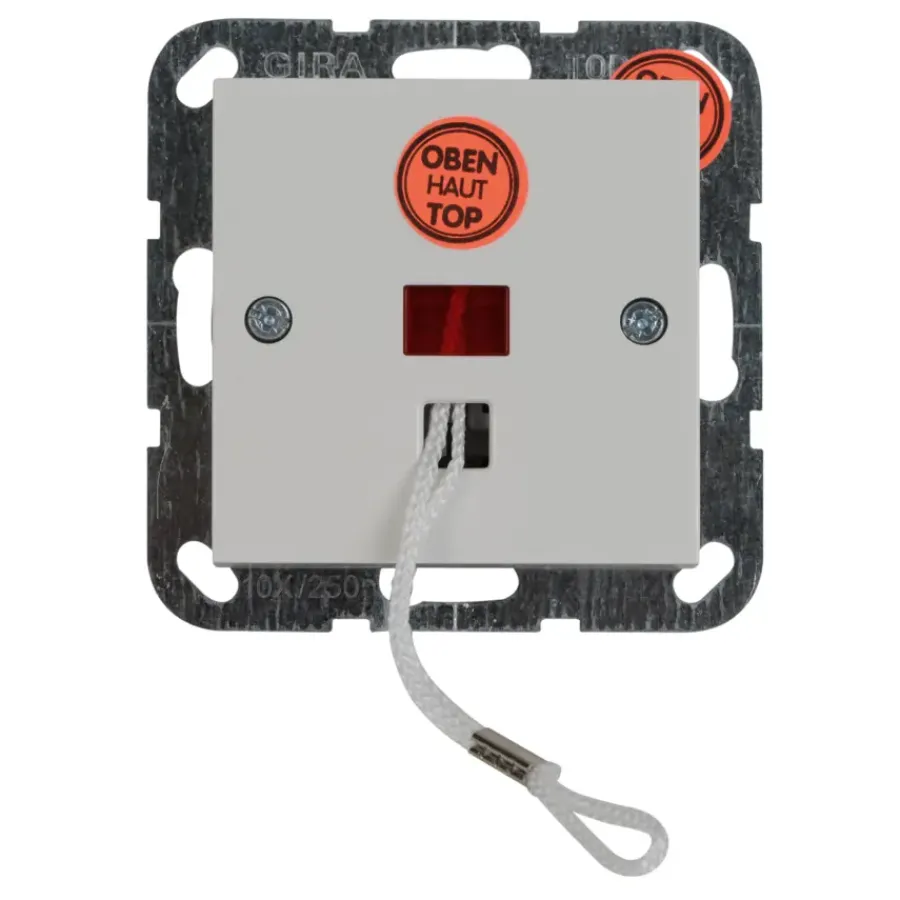 Gira ST55 inbouw trekschakelaar wit Best
