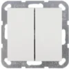Gira ST55 inbouw wissel-/wisselschakelaar wit Clearance