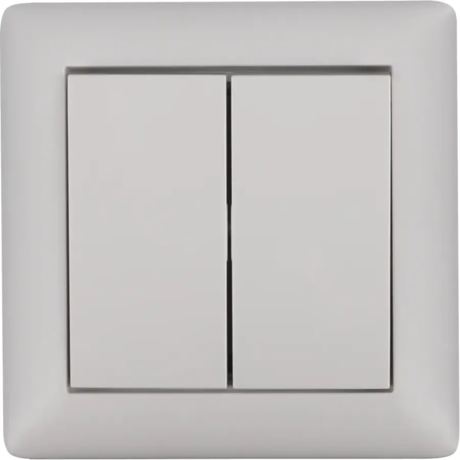 Gira ST55 inbouw wissel-/wisselschakelaar wit Clearance
