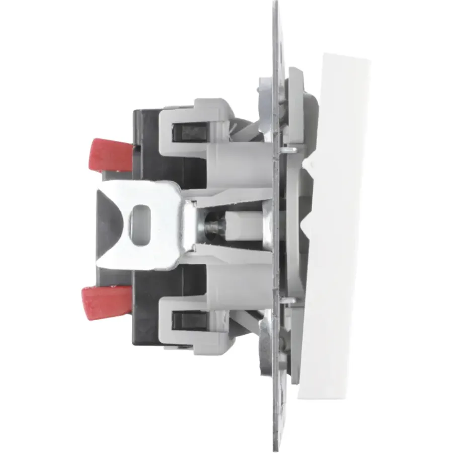 Gira ST55 inbouw wissel-/wisselschakelaar wit Clearance