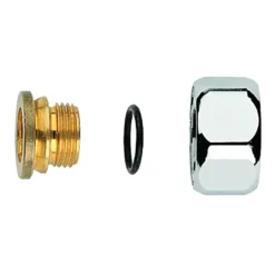 Grohe aansluitkoppeling voor 2-greepsmengkranen 1/2" chroom
