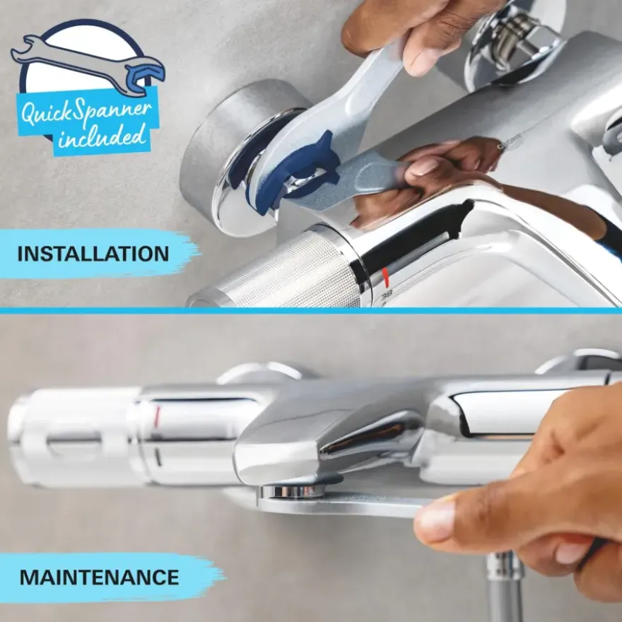 Grohe badkraan Quickfix Swift chroom 15 cm