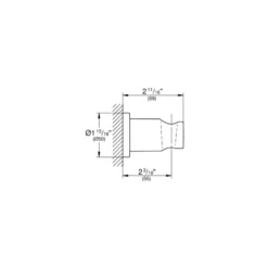 Grohe Colours Handdouchehouder Essence New RVS