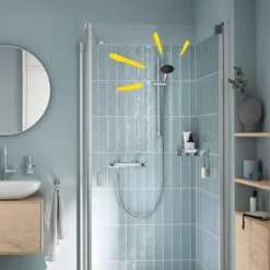 Grohe douchekop Quickfix Vitalio Start 110 handdouche waterbesparend 1 stand ΓΈ 11 cm chroom