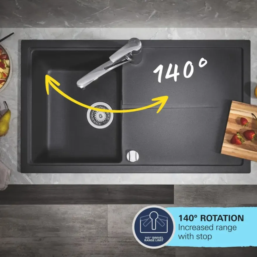 Grohe keukenkraan Start flow QuickFix chroom