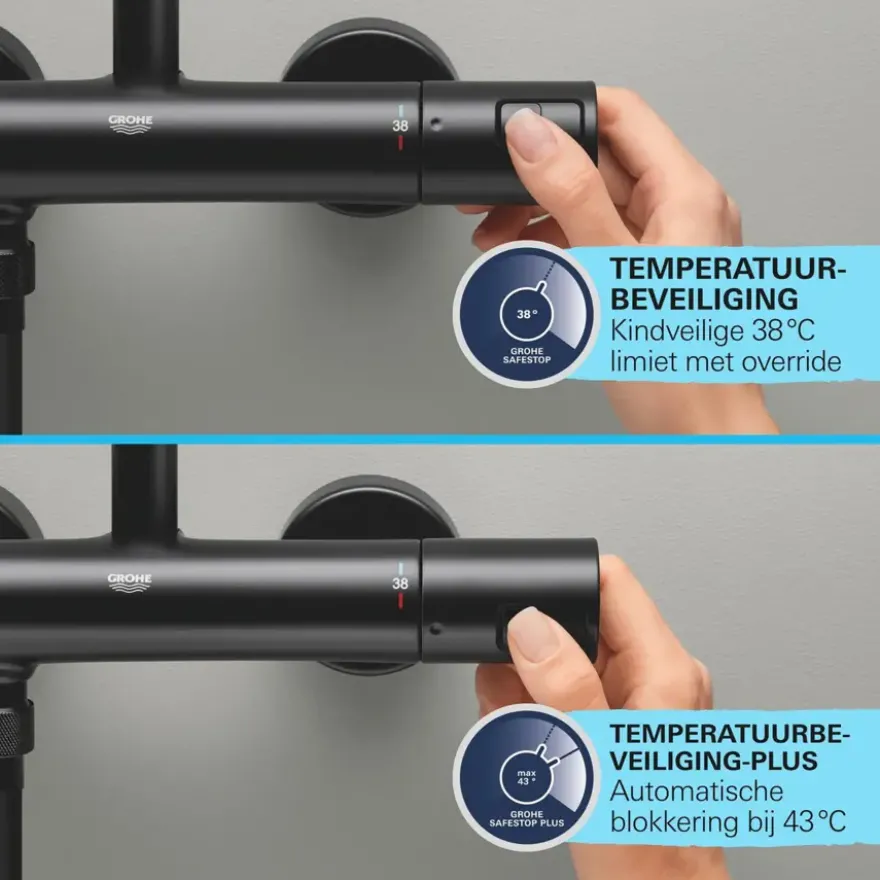Grohe Precision Start Badkraan mat zwart