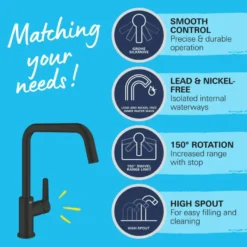 Grohe Precision Start Badkraan mat zwart