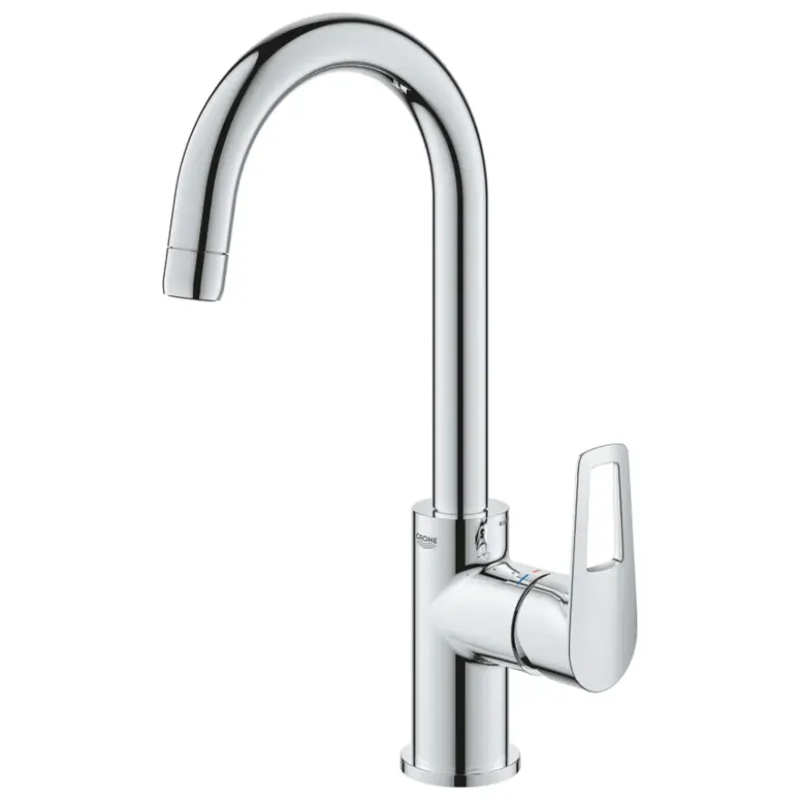 Grohe wastafelkraan Quickfix Start Loop L-Size hoge uitloop met waste