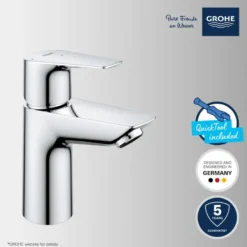 Grohe wastafelkraan Start edge S-size QuickFix chroom