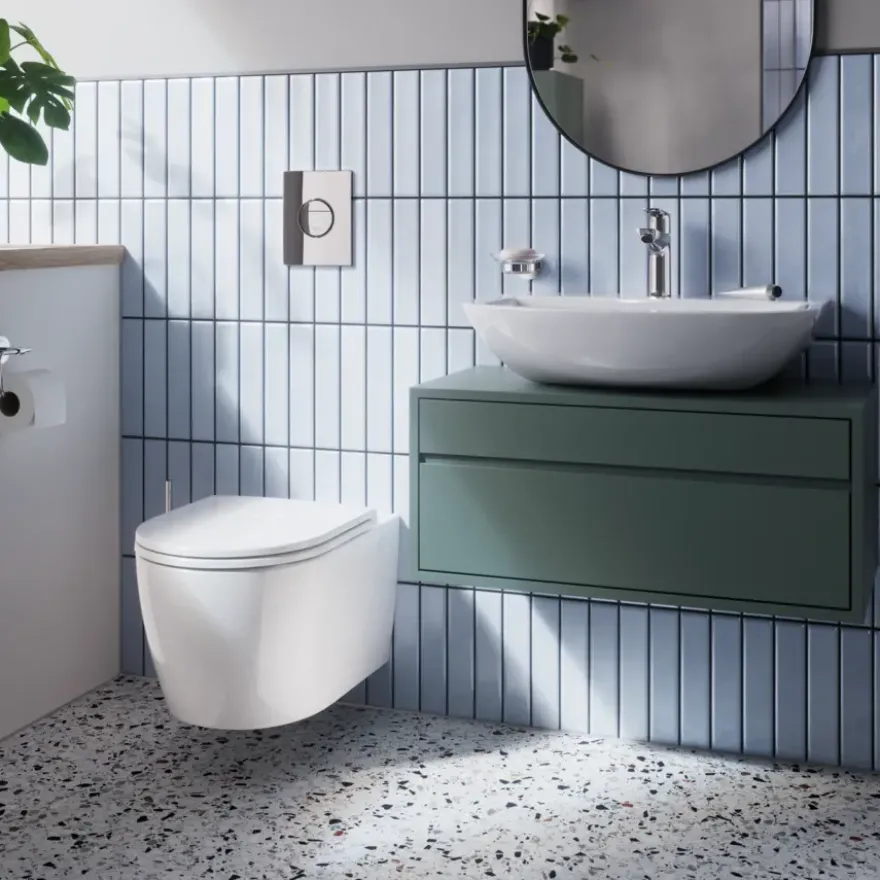 Grohe Wastafelmengkraan Start Loop M-size Push Open Chroom