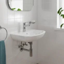 Grohe Wastafelmengkraan Start Loop M-size Push Open Chroom