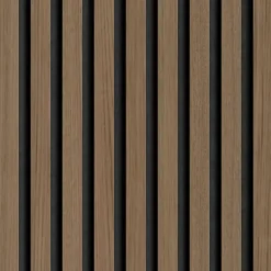 Grosfillex lattenwand kunststof Element 3D Linio walnoot 2.925m2 Best
