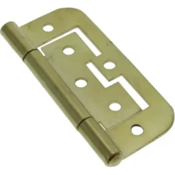 Handson Louvredeurscharnier 75x35 mm vermessingd - 3 stuks Hot