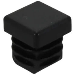 HANDSON meubeldop vierkant 15x15mm zwart 4 stuks