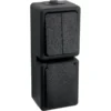 Handson opbouw combinatie stopcontact/serie schakelaar spatwaterdicht zwart Sale