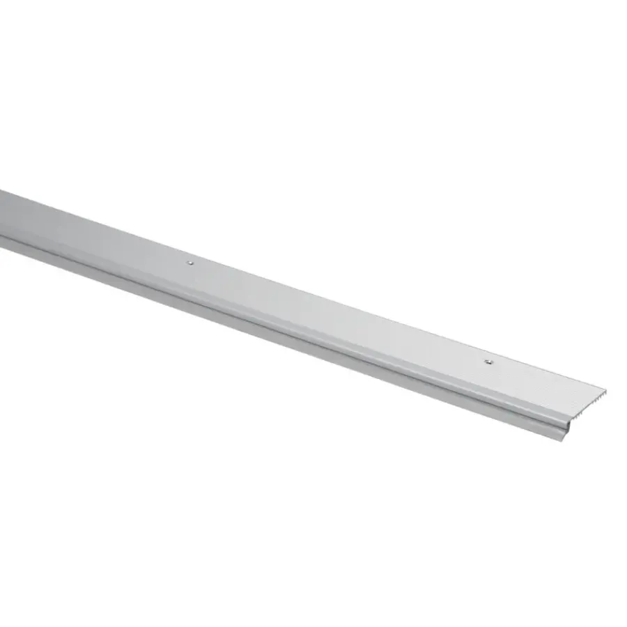 Handson slijtstrip aluminium 93 cm met rubber lip New