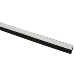 Handson tochtstrip aluminium 93 cm met borstel bruin New