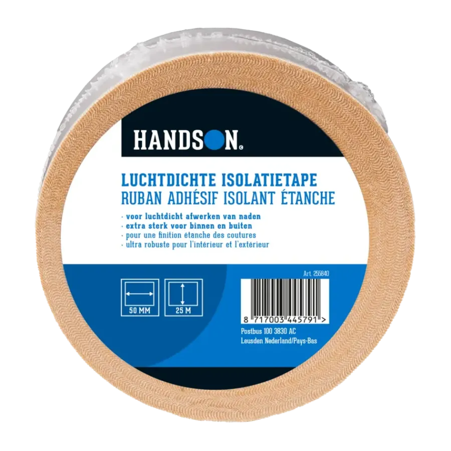Handson universele luchtdichte tape voor isolatie 50mm, 25m rol Online