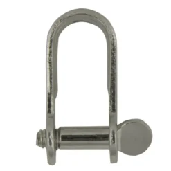 Harpsluiting plat met schroefpen 4mm
