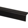 Geen Hoeklat grenen gelakt zwart 34x34mm 270cm Best