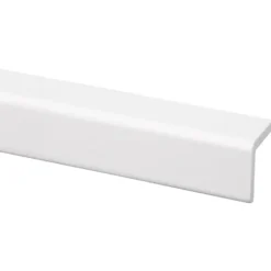 Geen Hoeklat grenen wit gelakt 27x27mm 270cm