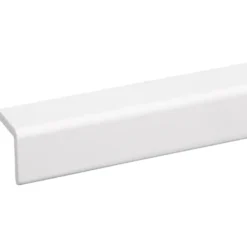 Geen Hoeklat grenen wit gelakt 27x27mm 270cm